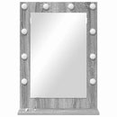 vidaXL Toalett Tükör Szürke Sonoma 70 x 50 x 18 cm Üveg és mérnöki fa