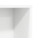 vidaXL Asztal polcokkal tárolóval Fehér 91 x 50 x 149 cm Faanyag
