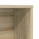 vidaXL Asztal polcokkal Sonoma tölgy 91 x 50 x 149 cm Faanyag