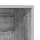 vidaXL Asztal polcokkal Szürke Sonoma 91 x 50 x 149 cm Faanyag