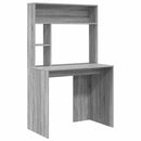 vidaXL Asztal polcokkal Szürke Sonoma 91 x 50 x 149 cm Faanyag
