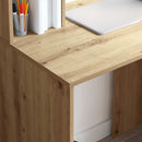vidaXL Asztal Artisan tölgy Faanyag 91 x 50 x 149 cm