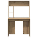 vidaXL Asztal Artisan tölgy Faanyag 91 x 50 x 149 cm
