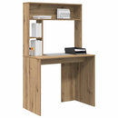 vidaXL Asztal Artisan tölgy Faanyag 91 x 50 x 149 cm