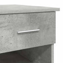 vidaXL Asztal Beton Szürke 90 x 49 x 75 cm Szerelt Fa