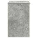 vidaXL Asztal Beton Szürke 90 x 49 x 75 cm Szerelt Fa