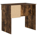 vidaXL Asztal fiókkal polcokkal Füstölt tölgy 90 x 49 x 75 cm Faanyag