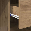 vidaXL Asztal Artisan tölgy Faanyag 90 x 49 x 75 cm