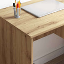 vidaXL Asztal Artisan tölgy Faanyag 90 x 49 x 75 cm