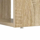 vidaXL Asztal polcokkal Sonoma tölgy 113 x 54 x 120 cm Faanyag