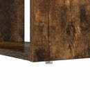 vidaXL Asztal polcokkal Füstölt tölgy 113 x 54 x 120 cm Faanyag