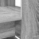 vidaXL Asztal polcokkal Szürke Sonoma 113 x 54 x 120 cm Faanyag