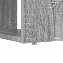 vidaXL Asztal polcokkal Szürke Sonoma 113 x 54 x 120 cm Faanyag