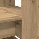 vidaXL Asztal Artisan tölgy Faanyag 113 x 54 x 120 cm