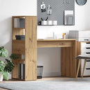 vidaXL Asztal Artisan tölgy Faanyag 113 x 54 x 120 cm