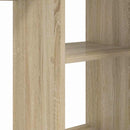 vidaXL Asztal polcokkal Sonoma tölgy 142 x 102 x 73 cm Faanyag