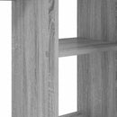 vidaXL Asztal polcokkal Szürke Sonoma 142 x 102 x 73 cm Faanyag