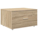 vidaXL Fiókos szekrény kerékkel Sonoma tölgy 55 x 45 x 31 cm