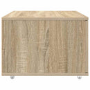 vidaXL Fiókos szekrény kerékkel Sonoma tölgy 55 x 45 x 31 cm