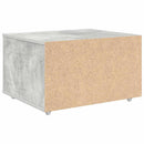 vidaXL Fiókos szekrény kerékkel Beton Szürke 55 x 45 x 31 cm