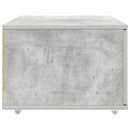 vidaXL Fiókos szekrény kerékkel Beton Szürke 55 x 45 x 31 cm