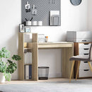 vidaXL Asztal polcokkal Sonoma tölgy 100 x 40 x 90 cm Faanyag