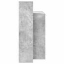 vidaXL Asztal polcokkal Beton Szürke 100 x 40 x 90 cm Faanyag