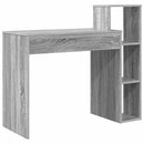 vidaXL Asztal polcokkal Szürke Sonoma 100 x 40 x 90 cm Faanyag