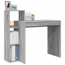vidaXL Asztal polcokkal Szürke Sonoma 100 x 40 x 90 cm Faanyag