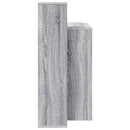 vidaXL Asztal polcokkal Szürke Sonoma 100 x 40 x 90 cm Faanyag