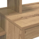vidaXL Asztal Artisan tölgy Faanyag 100 x 40 x 90 cm