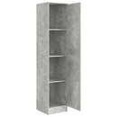 vidaXL Magasfiú Beton Szürke 35 x 39 x 168 cm