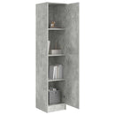 vidaXL Magasfiú Beton Szürke 35 x 39 x 168 cm