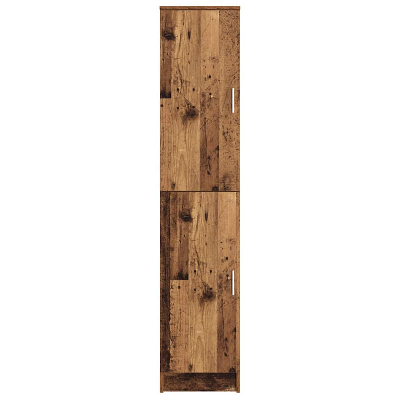 vidaXL Magas Szekrény Régi fa 35 x 39 x 168 cm Faanyag