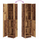 vidaXL Magas Szekrény Régi fa 35 x 39 x 168 cm Faanyag