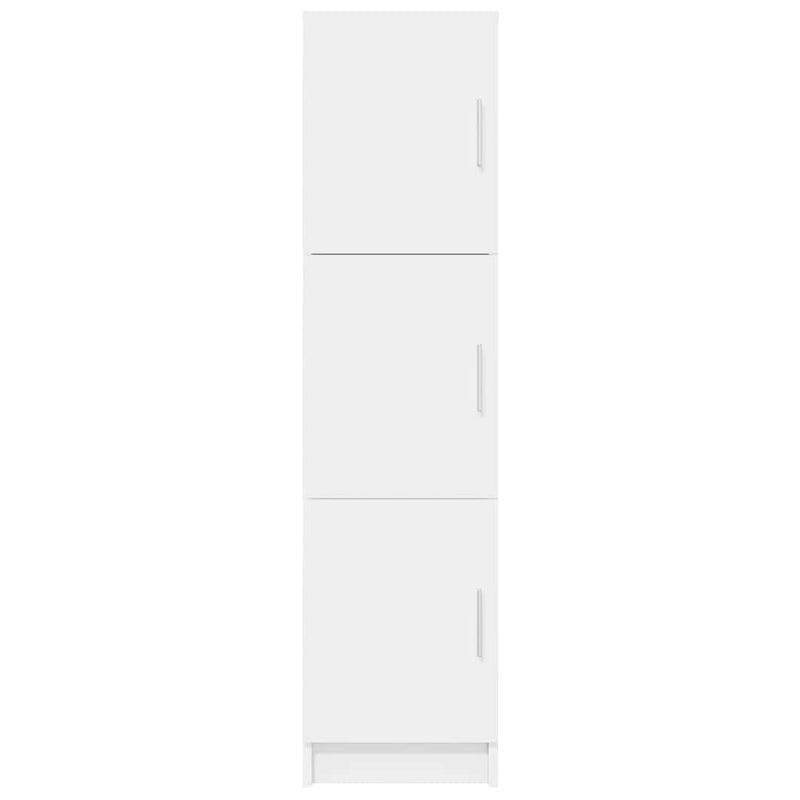 vidaXL Magas Tároló Fehér 31,5 x 32 x 124 cm Faanyag