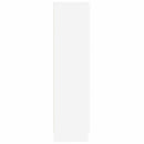 vidaXL Magas Tároló Fehér 31,5 x 32 x 124 cm Faanyag