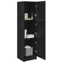 vidaXL Magasfiú Fekete tölgy 31.5 x 32 x 122.5 cm