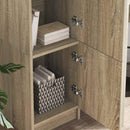 vidaXL Magasfiú Sonoma tölgy 31.5 x 32 x 122.5 cm