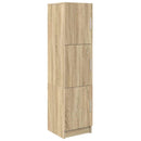 vidaXL Magasfiú Sonoma tölgy 31.5 x 32 x 122.5 cm