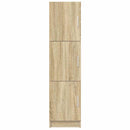 vidaXL Magasfiú Sonoma tölgy 31.5 x 32 x 122.5 cm