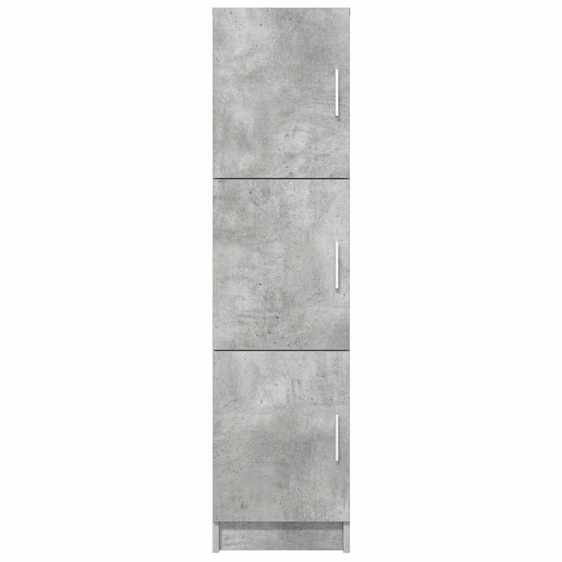 vidaXL Magas Tároló Beton szürke 31,5 x 32 x 124 cm Faanyag