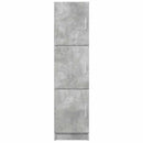 vidaXL Magasfiú Beton Szürke 31.5 x 32 x 122.5 cm