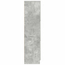 vidaXL Magas Tároló Beton szürke 31,5 x 32 x 124 cm Faanyag