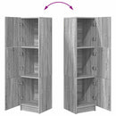 vidaXL Magasfiú Szürke Sonoma 31.5 x 32 x 122.5 cm