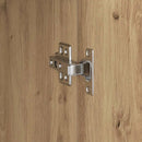 vidaXL Magas Tároló kézműves tölgy 31,5 x 32 x 124 cm Faanyag