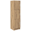 vidaXL Magasfiú Artisan tölgy 31.5 x 32 x 122.5 cm