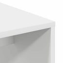 vidaXL Asztal polcokkal tárolóval Fehér 102 x 50 x 124 cm Faanyag