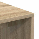 vidaXL Asztal polcokkal sonoma tölgy 102 x 50 x 124 cm Faanyag