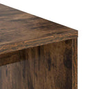 vidaXL Asztal polcokkal Füstölt tölgy 102 x 50 x 124 cm Faanyag